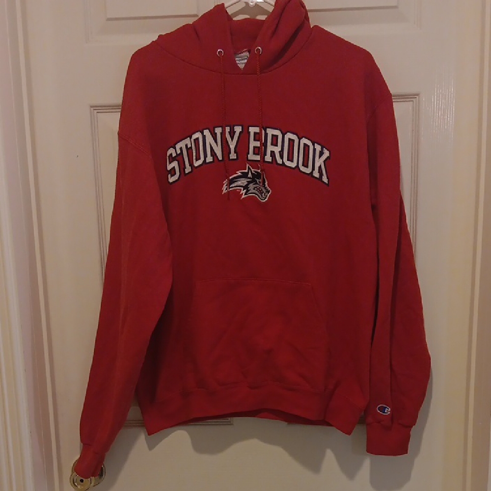 Champion Red Stony Brook Men's Sweater
